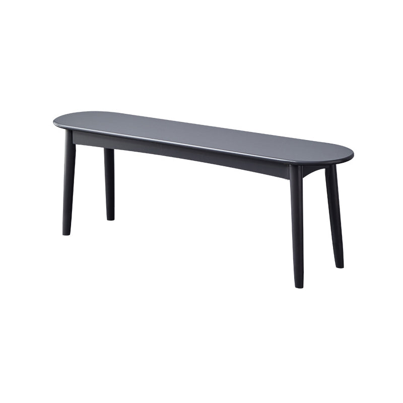 Moderne moderne bank 17,72 inch H dennenbank met rechte benen