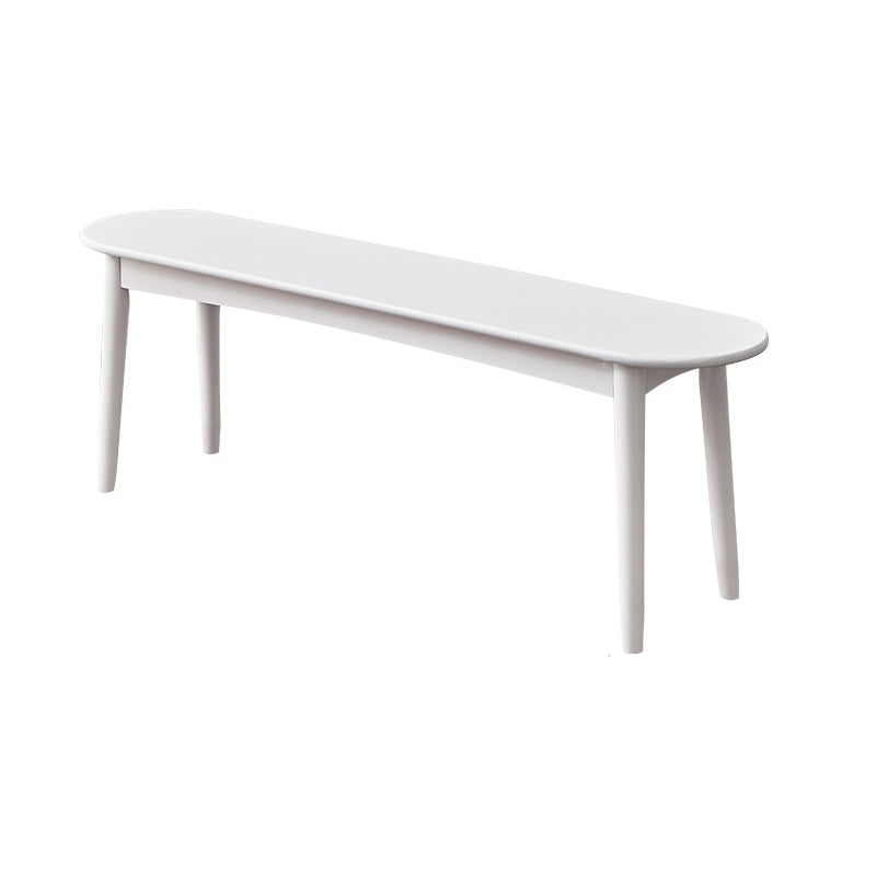 Moderne moderne bank 17,72 inch H dennenbank met rechte benen