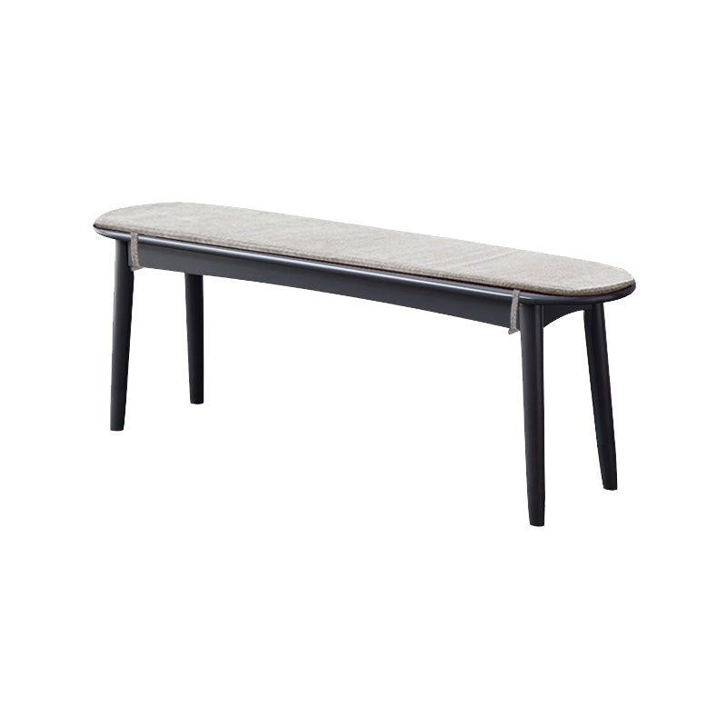 Moderne moderne bank 17,72 inch H dennenbank met rechte benen