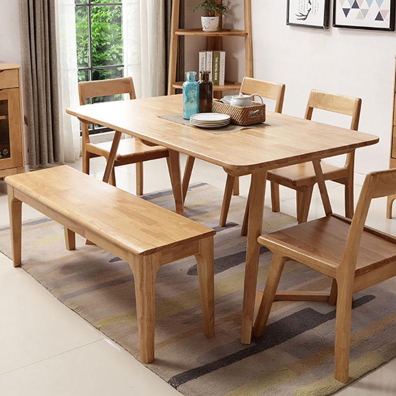 13.8 Inch Wide Seating Bench Modern Solid Wood Bench with Legs Clearhalo 'Benches' 'Chairs & Seating' 'furn' 'furn_benches' 'Furniture' 'Living Room Furniture' 6047597