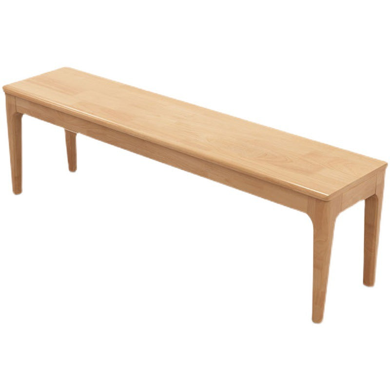 13.8 Inch Wide Seating Bench Modern Solid Wood Bench with Legs Clearhalo 'Benches' 'Chairs & Seating' 'furn' 'furn_benches' 'Furniture' 'Living Room Furniture' 6047599