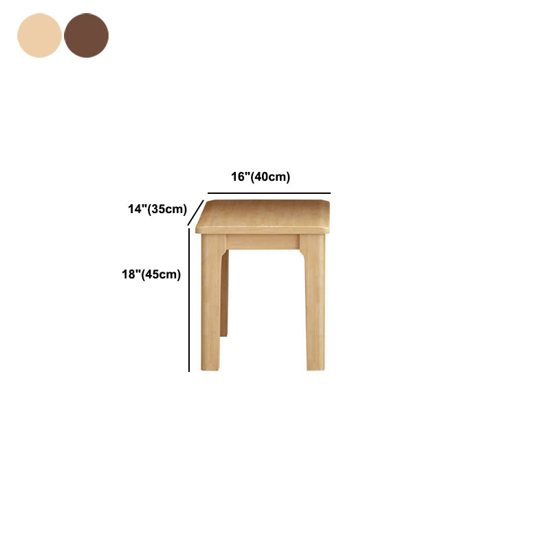 13.8 Inch Wide Seating Bench Modern Solid Wood Bench with Legs Clearhalo 'Benches' 'Chairs & Seating' 'furn' 'furn_benches' 'Furniture' 'Living Room Furniture' 6047605