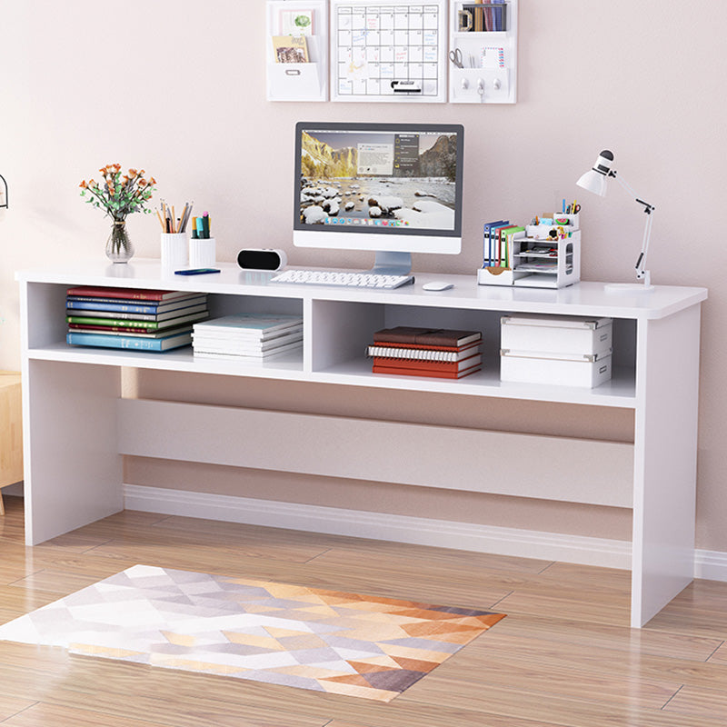 Parsons Modern Computer Desk Rectangular Solid Wood Writing Desk Clearhalo 'furn' 'furn_office_desk' 'Furniture' 'Office Desks' 'Office Furniture' 'office_desk' 6047651