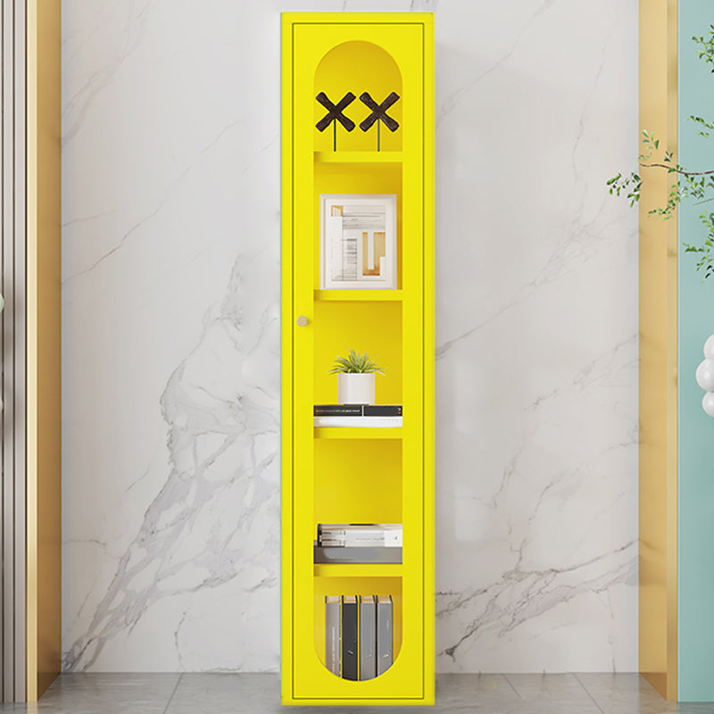 Visualizzazione in acciaio inossidabile mobile moderno con porte di vetro