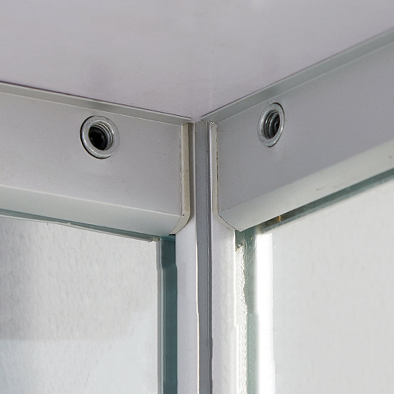 MODERNA METALLA METALE SETTORE DI VETRO CURIO CURIO in bianco/ oro