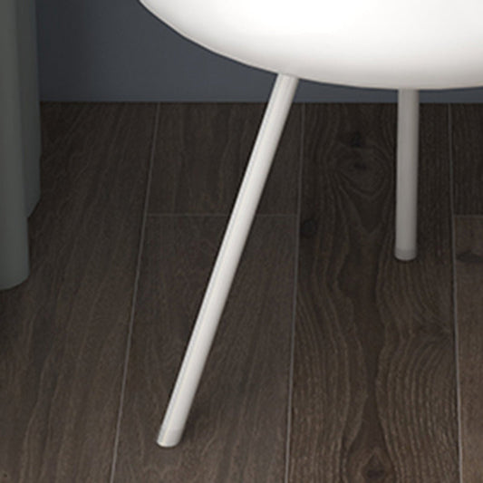 Modernas patas de la mesa nocturna de metal incluye mesita de noche redonda para el dormitorio