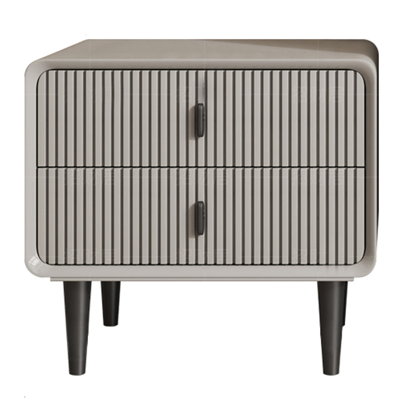 Eigentijdse houten opbergkist 16 "met verticale borst met laden