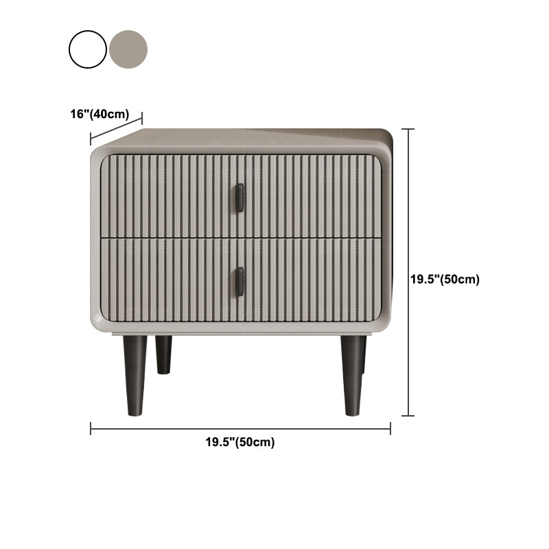 Eigentijdse houten opbergkist 16 "met verticale borst met laden