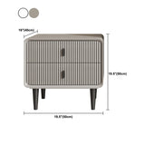 Contemporary Wooden Storage Chest 16" W Vertical Chest with Drawers