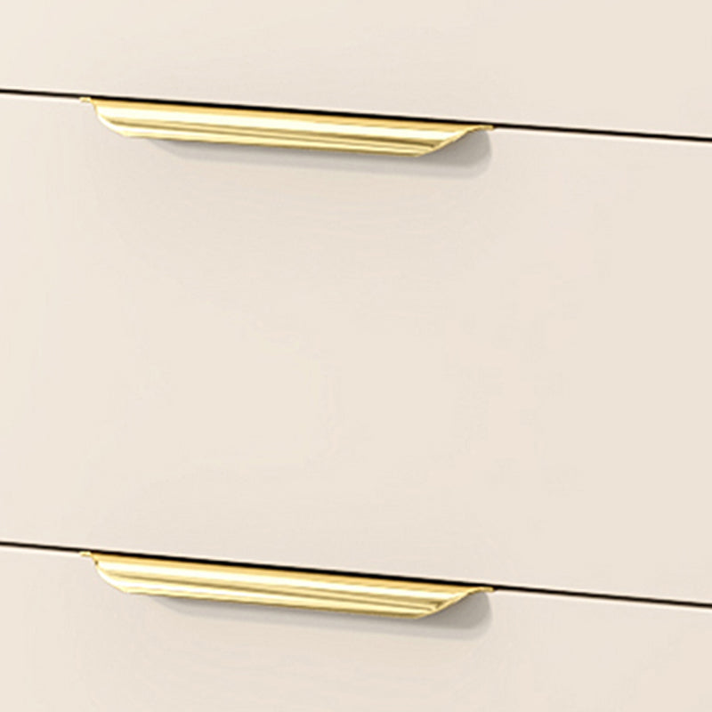 Glam houten opbergkast slaapkamer kist in wit met laden