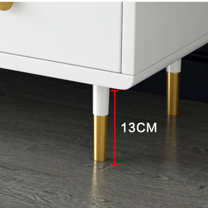 Casse di stoccaggio moderno a doppio cassettiere da 16 "W con cassetti per la camera da letto