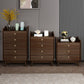 Glam Rubber Wood Bedroom Storage Chest Vertical Chest with Drawers Clearhalo 'Bedroom Furniture' 'Dressers & Chests' 'dressers_chests' 'furn' 'furn_dressers_chests' 'Furniture' 6048082