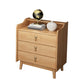 Glam Rubber Wood Bedroom Storage Chest Vertical Chest with Drawers Natural 3 Clearhalo 'Bedroom Furniture' 'Dressers & Chests' 'dressers_chests' 'furn' 'furn_dressers_chests' 'Furniture' 6048083