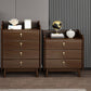 Glam Rubber Wood Bedroom Storage Chest Vertical Chest with Drawers Clearhalo 'Bedroom Furniture' 'Dressers & Chests' 'dressers_chests' 'furn' 'furn_dressers_chests' 'Furniture' 6048088