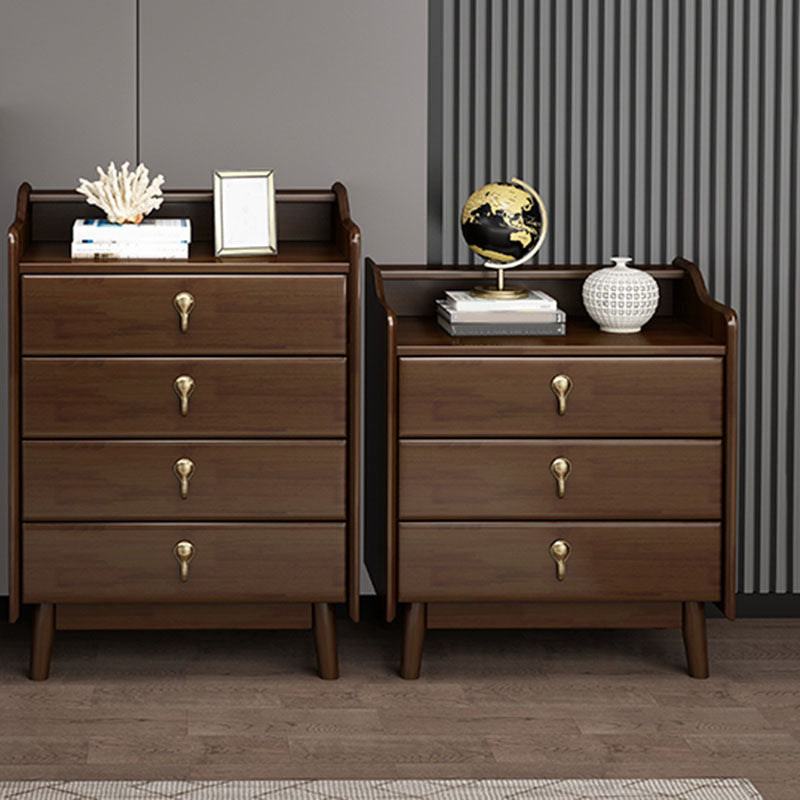 Glam Rubber Wood Bedroom Storage Chest Vertical Chest with Drawers Clearhalo 'Bedroom Furniture' 'Dressers & Chests' 'dressers_chests' 'furn' 'furn_dressers_chests' 'Furniture' 6048088