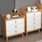 Glam Rubber Wood Bedroom Storage Chest Vertical Chest with Drawers Clearhalo 'Bedroom Furniture' 'Dressers & Chests' 'dressers_chests' 'furn' 'furn_dressers_chests' 'Furniture' 6048101