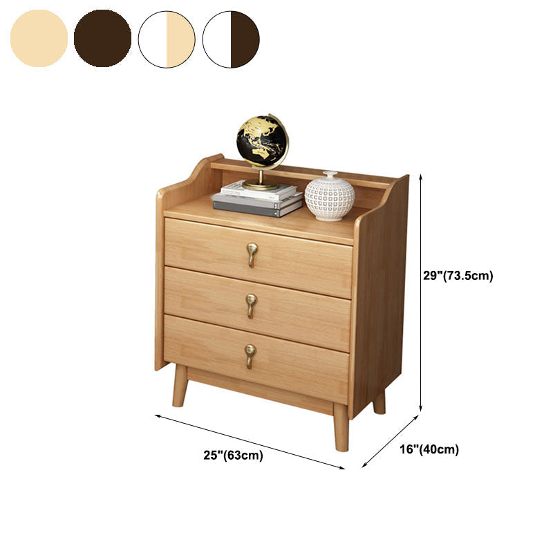 Glam Rubber Wood Bedroom Storage Chest Vertical Chest with Drawers Clearhalo 'Bedroom Furniture' 'Dressers & Chests' 'dressers_chests' 'furn' 'furn_dressers_chests' 'Furniture' 6048104