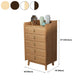 Glam Rubber Wood Bedroom Storage Chest Vertical Chest with Drawers Clearhalo 'Bedroom Furniture' 'Dressers & Chests' 'dressers_chests' 'furn' 'furn_dressers_chests' 'Furniture' 6048106