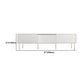 Wooden Enclosed Storage TV Stand Luxury White TV Cabinet for Home Clearhalo 'furn' 'furn_tv_stands_entertainment_centers' 'Furniture' 'Living Room Furniture' 'TV Stands & Entertainment Centers' 'TV Stands & Media Storage Furniture' 'tv_stands_entertainment_centers' 6048131