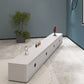 Rectangle Wooden TV Stand Modern Home TV Cabinet with Glide Drawer