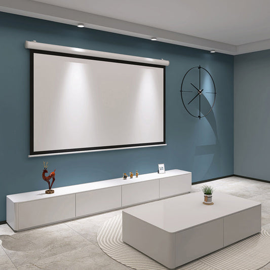 Rectangle Wooden TV Stand Modern Home TV Cabinet with Glide Drawer