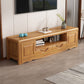 Modern Wood TV Media Stand 15" W Open Shelving TV Stand with Drawers Light Wood Clearhalo 'furn' 'furn_tv_stands_entertainment_centers' 'Furniture' 'Living Room Furniture' 'TV Stands & Entertainment Centers' 'TV Stands & Media Storage Furniture' 'tv_stands_entertainment_centers' 6048195