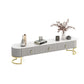 Northern European Rock Board TV Cabinet Simple Modern Light Luxury TV Stand Grey Clearhalo 'furn' 'furn_tv_stands_entertainment_centers' 'Furniture' 'Living Room Furniture' 'TV Stands & Entertainment Centers' 'TV Stands & Media Storage Furniture' 'tv_stands_entertainment_centers' 6048219
