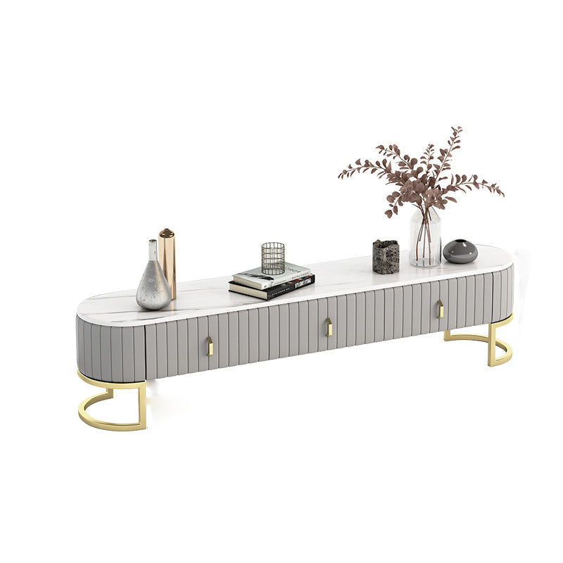Northern European Rock Board TV Cabinet Simple Modern Light Luxury TV Stand Grey Clearhalo 'furn' 'furn_tv_stands_entertainment_centers' 'Furniture' 'Living Room Furniture' 'TV Stands & Entertainment Centers' 'TV Stands & Media Storage Furniture' 'tv_stands_entertainment_centers' 6048219