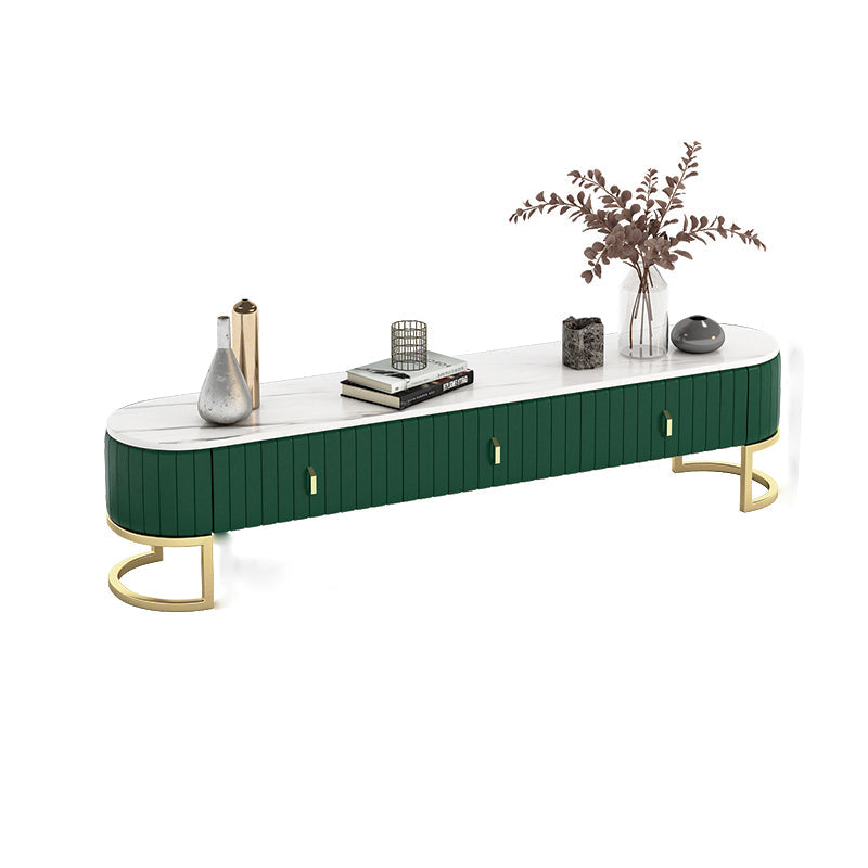 Northern European Rock Board TV Cabinet Simple Modern Light Luxury TV Stand Green Clearhalo 'furn' 'furn_tv_stands_entertainment_centers' 'Furniture' 'Living Room Furniture' 'TV Stands & Entertainment Centers' 'TV Stands & Media Storage Furniture' 'tv_stands_entertainment_centers' 6048223