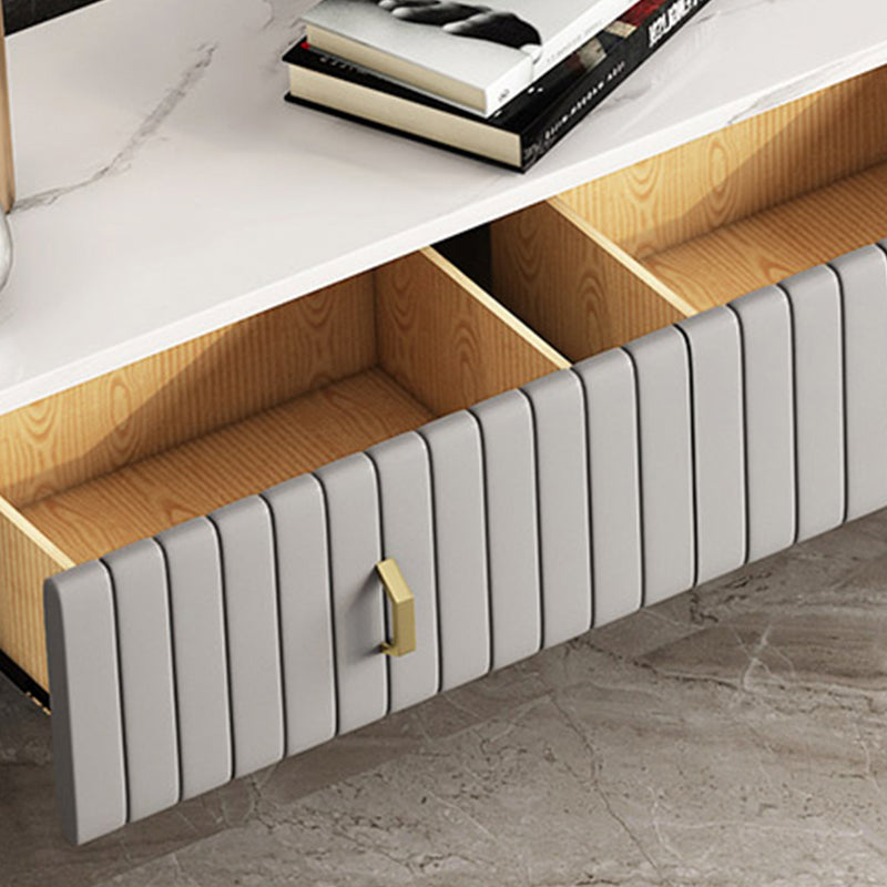 Northern European Rock Board TV Cabinet Simple Modern Light Luxury TV Stand Clearhalo 'furn' 'furn_tv_stands_entertainment_centers' 'Furniture' 'Living Room Furniture' 'TV Stands & Entertainment Centers' 'TV Stands & Media Storage Furniture' 'tv_stands_entertainment_centers' 6048226