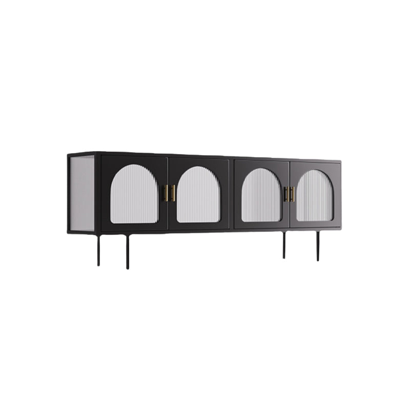 Nordic TV Cabinet Modern Simple Light Luxury Living Room TV Cabinet Small Family TV Stand Clearhalo 'furn' 'furn_tv_stands_entertainment_centers' 'Furniture' 'Living Room Furniture' 'TV Stands & Entertainment Centers' 'TV Stands & Media Storage Furniture' 'tv_stands_entertainment_centers' 6048255