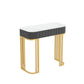 Console in marmo glam Tabella 14 "W Half Moon Console Accent Table per Hall