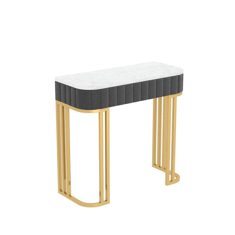 Console in marmo glam Tabella 14 "W Half Moon Console Accent Table per Hall