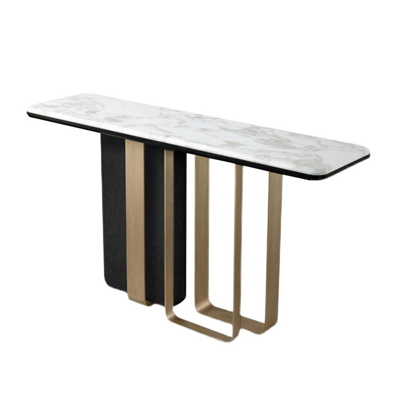 Tabella di accento glam da 31 "H TABELLO DI ACCENTO DEL RECTALLO BIANCO