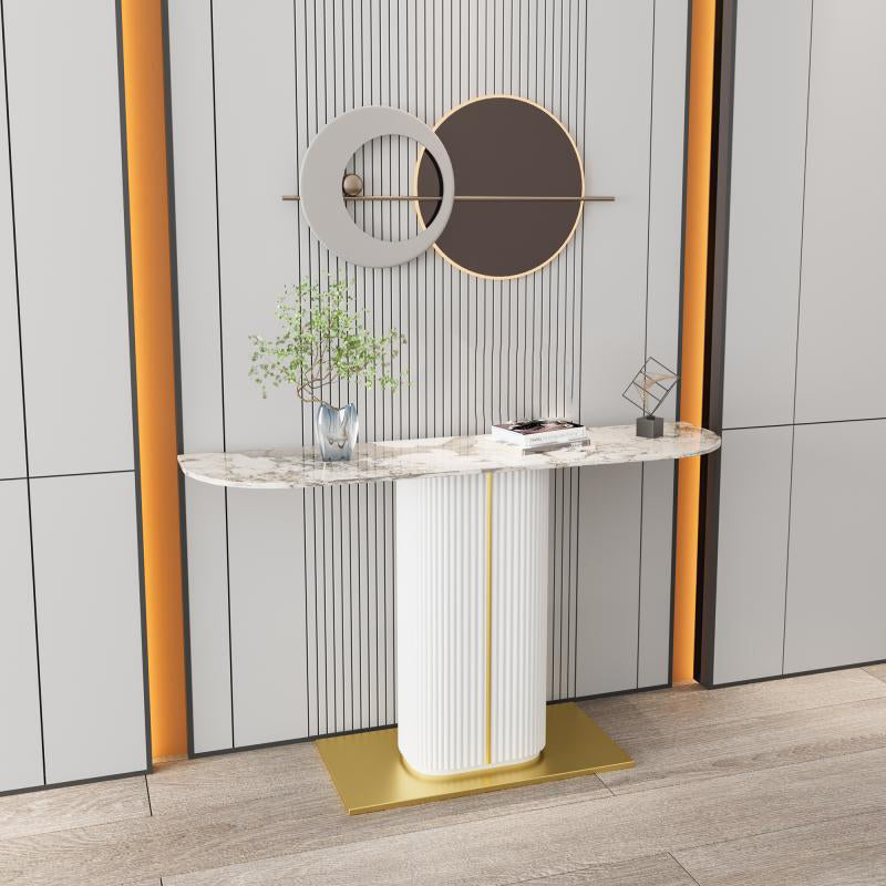 Tavolo da 11 "di fine tavola di fine pietra di pietra larga tavola del piedistallo