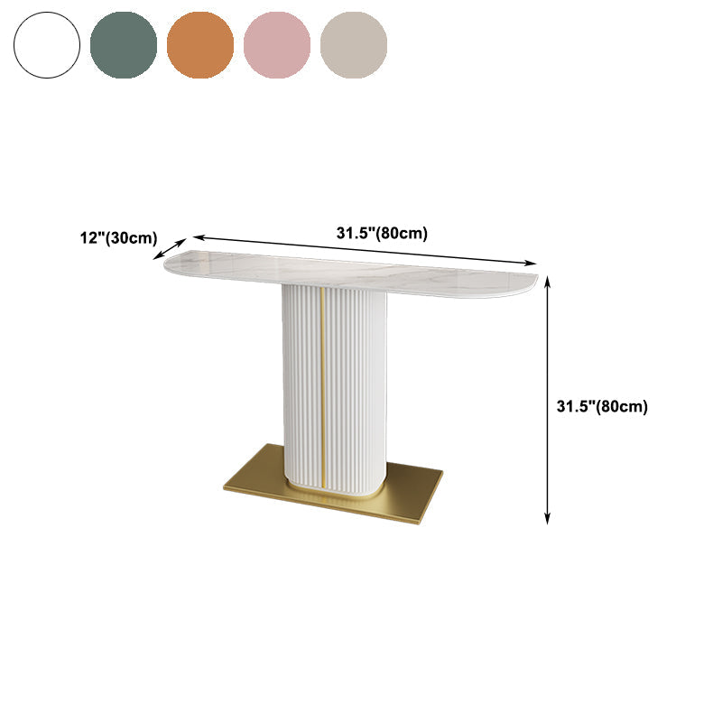 Tavolo da 11 "di fine tavola di fine pietra di pietra larga tavola del piedistallo