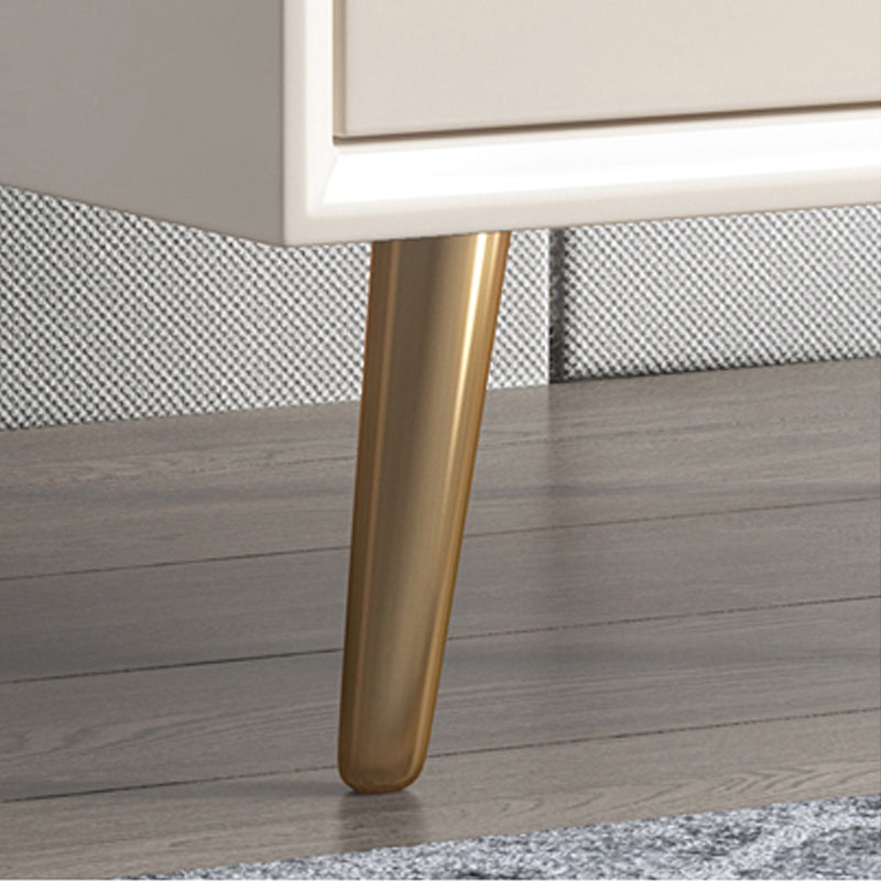 Table de nuit en bois massif moderne lit de nuit de lit moderne avec 3 tiroirs pour le salon 18 "W x 24" H