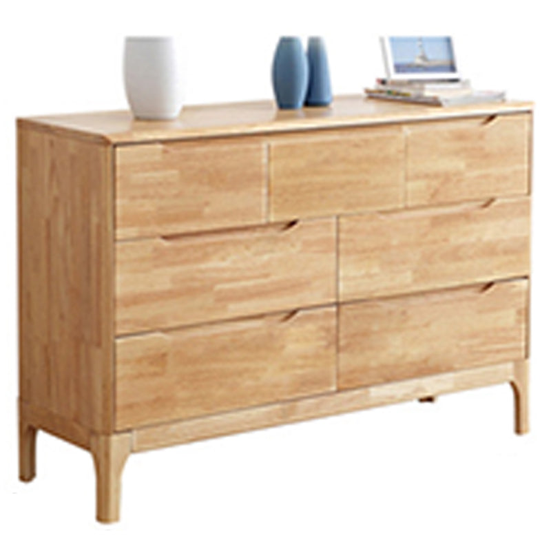 Contemporary Rubber Wood Storage Chest Home Chest with Drawers Clearhalo 'Bedroom Furniture' 'Dressers & Chests' 'dressers_chests' 'furn' 'furn_dressers_chests' 'Furniture' 6048535