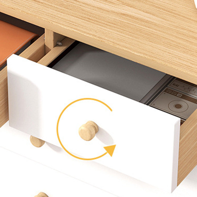 Modern Wooden Accent Chest with Drawers Scratch Resistant Chest Clearhalo 'Cabinets & Chests' 'cabinets_chests' 'furn' 'furn_cabinets_chests' 'Furniture' 'Living Room Furniture' 6048814