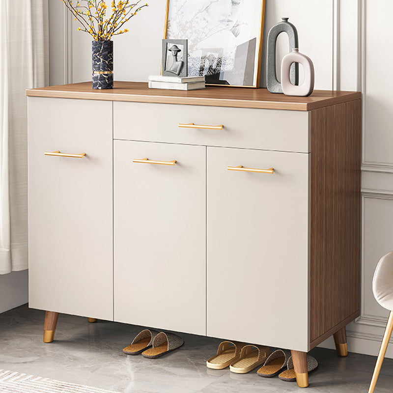Modern Accent Cabinet with Solid Wood Straight Legs and Doors 35.4"L x 12.6"W x 39.4"H Clearhalo 'Cabinets & Chests' 'cabinets_chests' 'furn' 'furn_cabinets_chests' 'Furniture' 'Living Room Furniture' 6048861