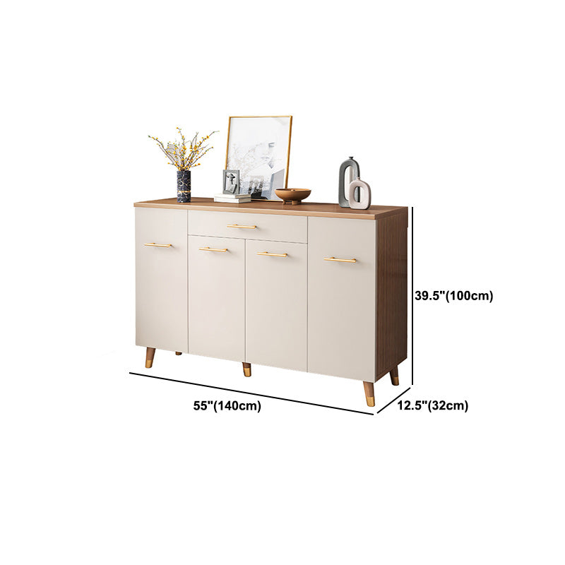 Modern Accent Cabinet with Solid Wood Straight Legs and Doors Clearhalo 'Cabinets & Chests' 'cabinets_chests' 'furn' 'furn_cabinets_chests' 'Furniture' 'Living Room Furniture' 6048874