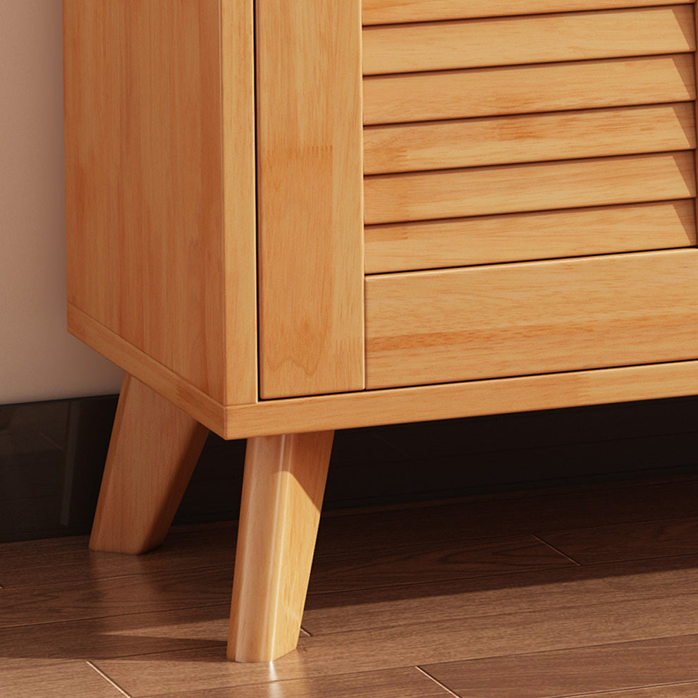 Armoire à accent moderne et contemporain armoire en bois massif avec étagères