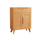 Armoire à accent moderne et contemporain armoire en bois massif avec étagères