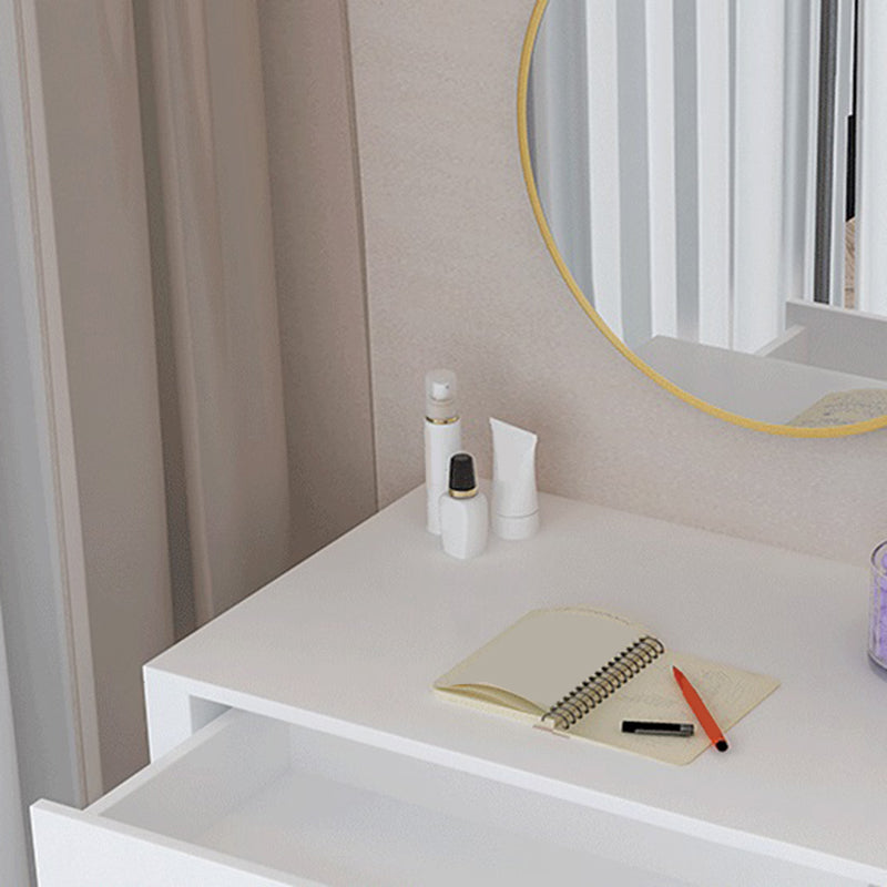 15,74 "Contatore di trucco largo con tavoli da vanità a specchio con cassetti di archiviazione