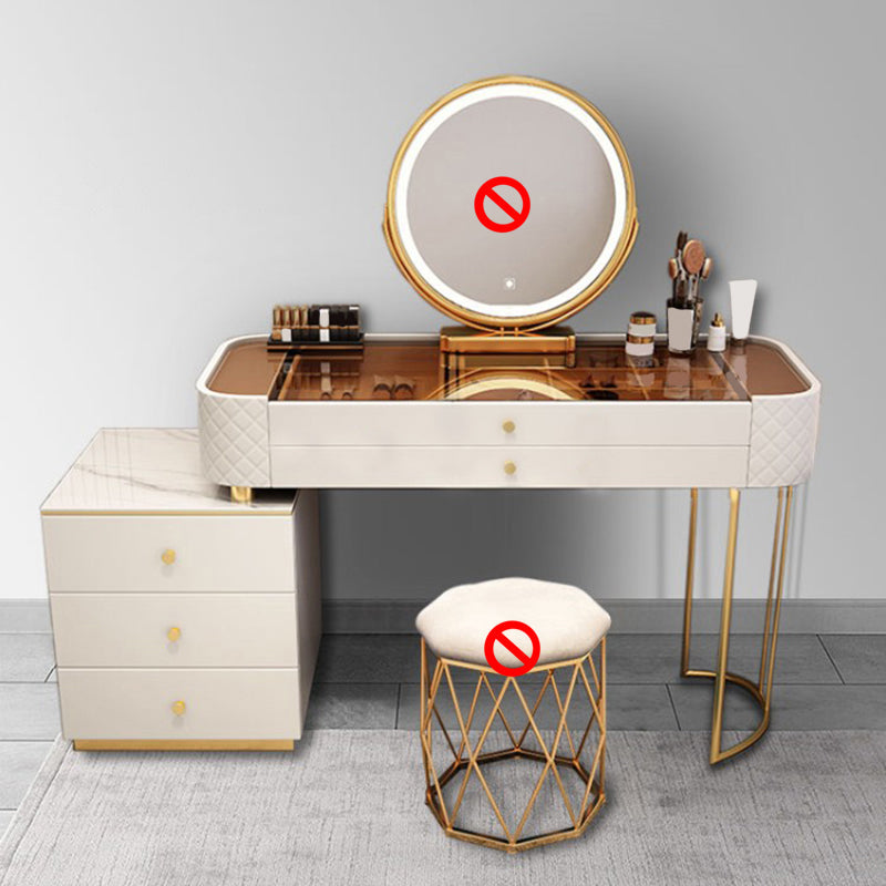 Tableaux de vanité de 15,74 "de largeur avec 5 tiroirs de rangement