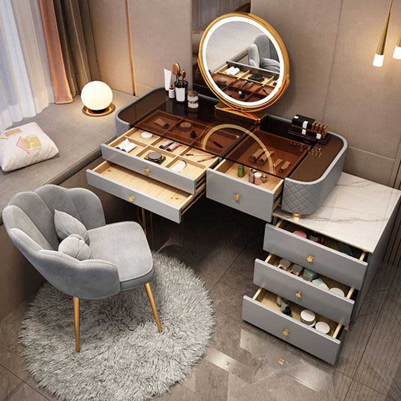 Tableaux de vanité de 15,74 "de largeur avec 5 tiroirs de rangement