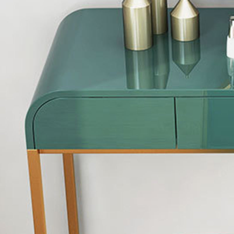 Tables de vanité Glam de 15,74 "larges de largeur de largeur avec 3 tiroirs de rangement