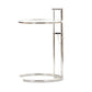 Lift-top Coffee Table Glass with Round Top and Stainless Steel Base Clearhalo 'Coffee & Accent Tables' 'Coffee Tables' 'coffee_tables' 'furn' 'furn_coffee_tables' 'Furniture' 'Living Room Furniture' 6049036