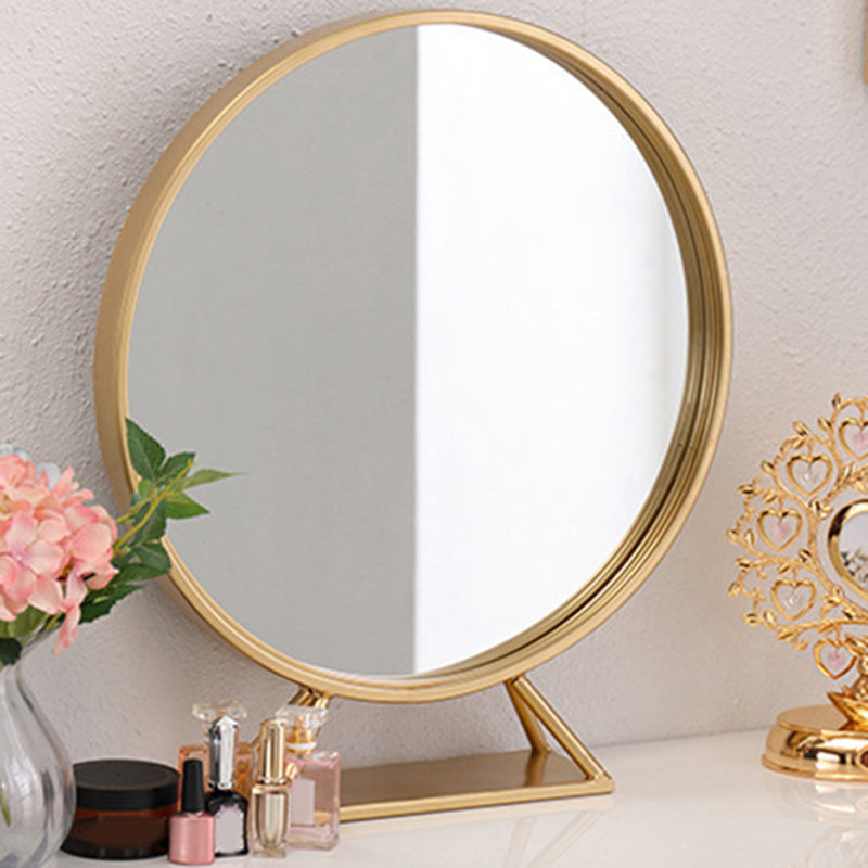 Contatore per trucco bianco brillante 15,74 "tavoli da vanità larghi con 2 cassetti