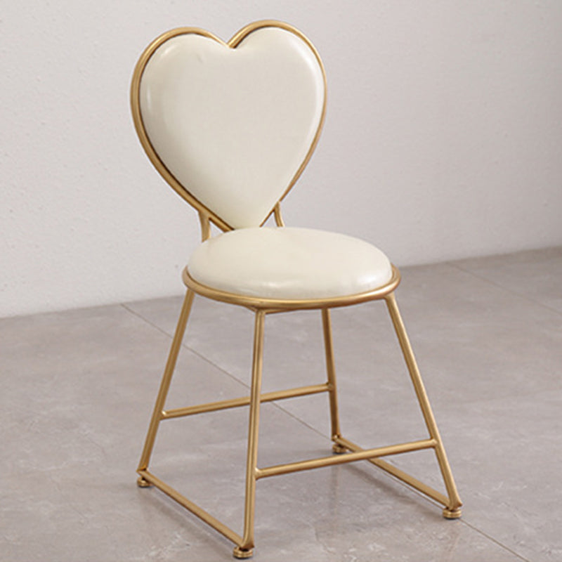 Contatore per trucco bianco brillante 15,74 "tavoli da vanità larghi con 2 cassetti